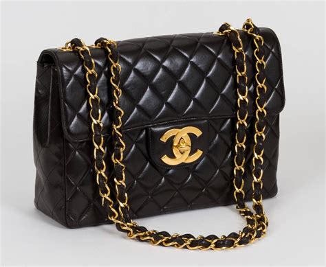 chanel bag so black|large Black Chanel bag.